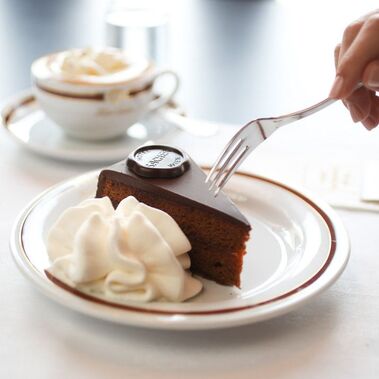 Viennese Coffee and Sacher Cake 
